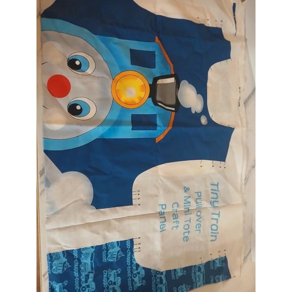 Tiny Train Costume Pullover & Mini Tote Craft Panel